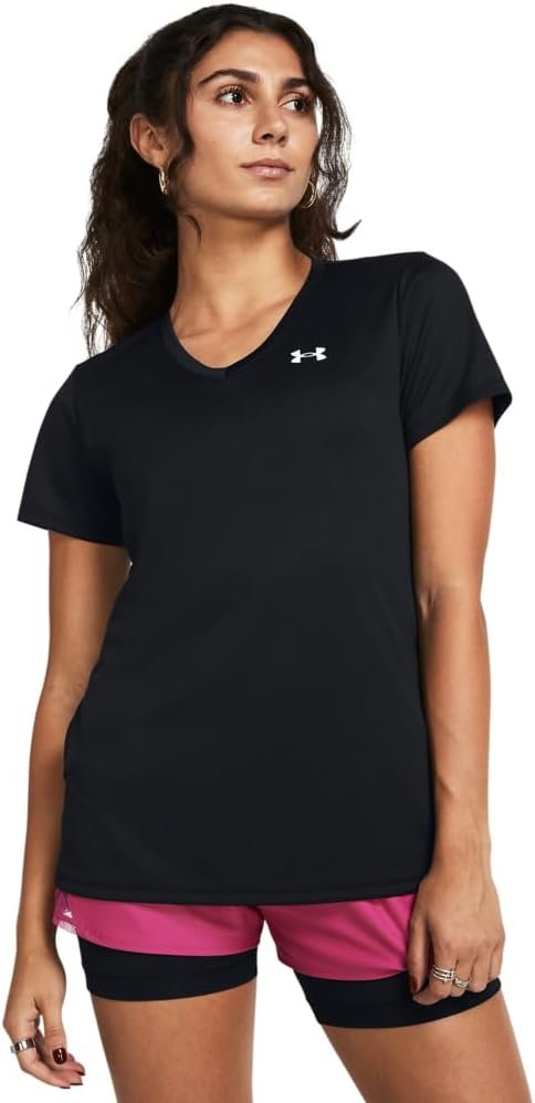 Under Armour Womens Tech Short Sleeve V Neck