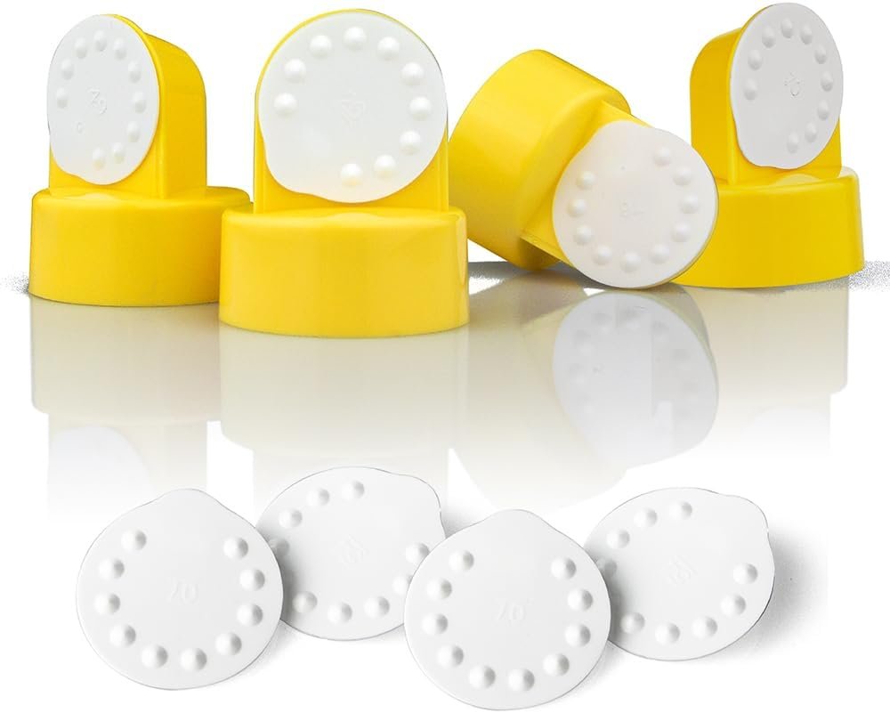 Nenesupply Membranes Valves Compatible with Medela Breast Pump Parts Not Original Medela Membrane Replacement Parts Accessories Compatible with Pump in Style Parts Symphony Harmony Hand Pump