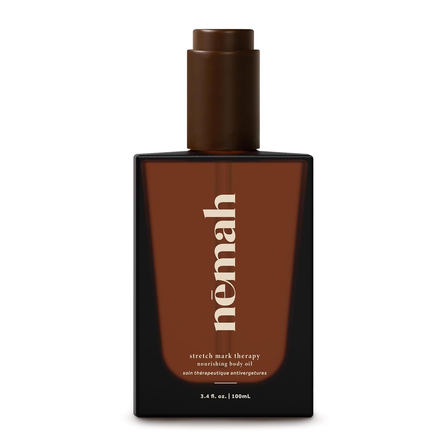 Nemah – Nourishing Belly Oil for Pregnant Women – Hydrating Stretch Mark Oil with Jojoba and Coconut Oil – Vegan & Cruelty-Free – 3.4 fl. oz.