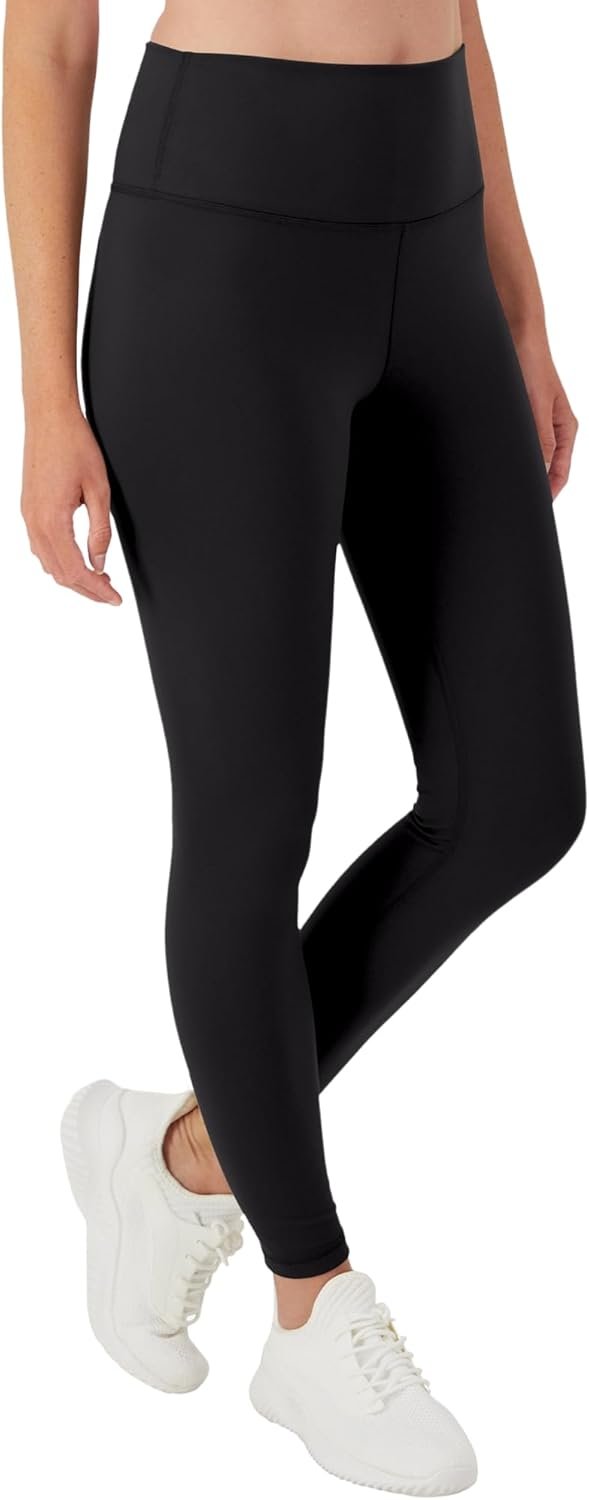 Hanes Women’s Moves 7/8, Soft Moisture-Wicking Leggings with Internal Pocket, 25″