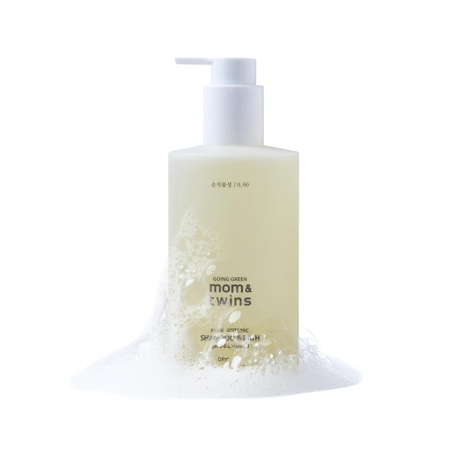 SHAMPOO & BATH – Tear-Free 2-in-1 Organic Korean Baby Shampoo & Wash, Vegan Cleanser for Hair, Face & Body, Gentle, EWG Verified, Non-Toxic (11.29 fl oz / 320g)