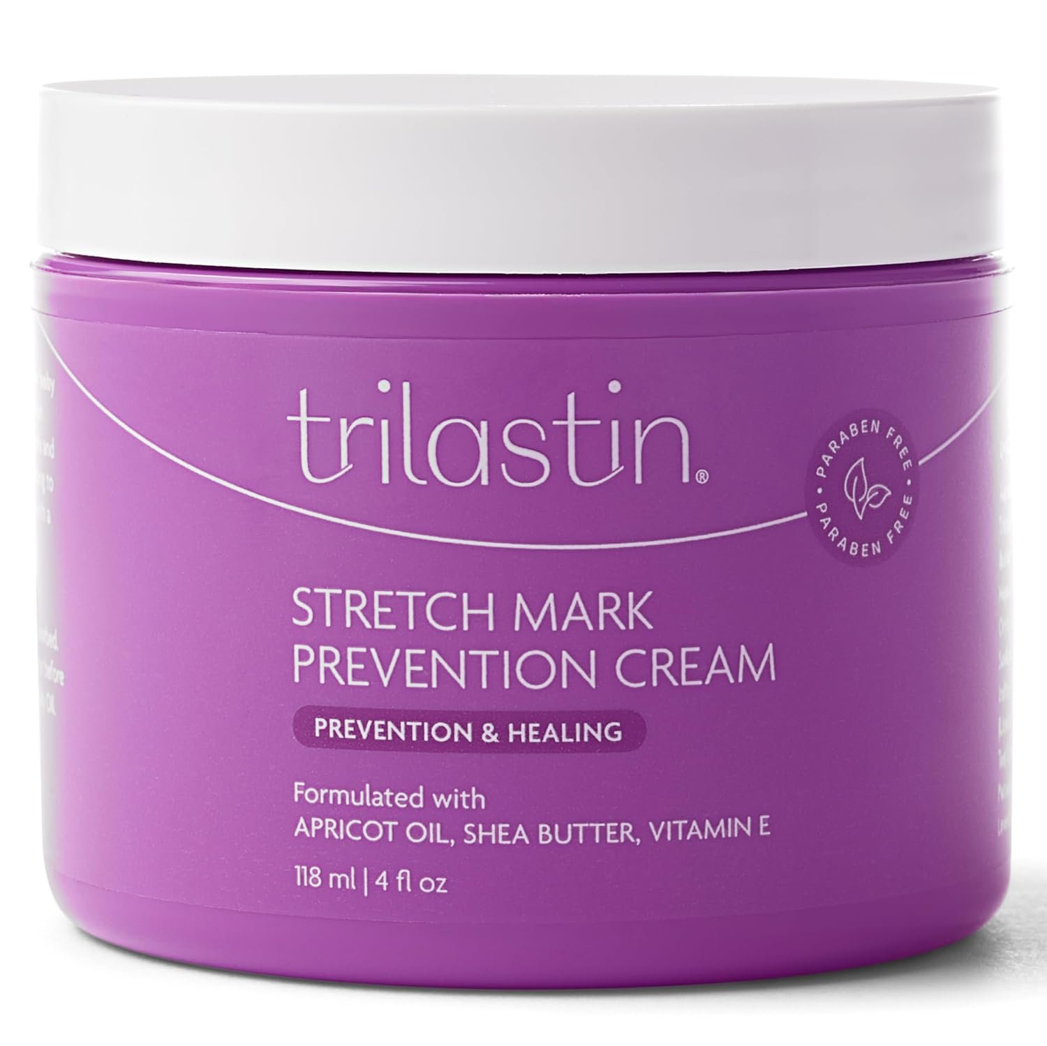 TriLASTIN Stretch Mark Cream for Pregnancy – Pregnancy Stretch Mark Prevention & Pregnant Belly Cream & Belly Oil for Pregnant Women – Paraben Free 4 Fl Oz, Citrus Scent