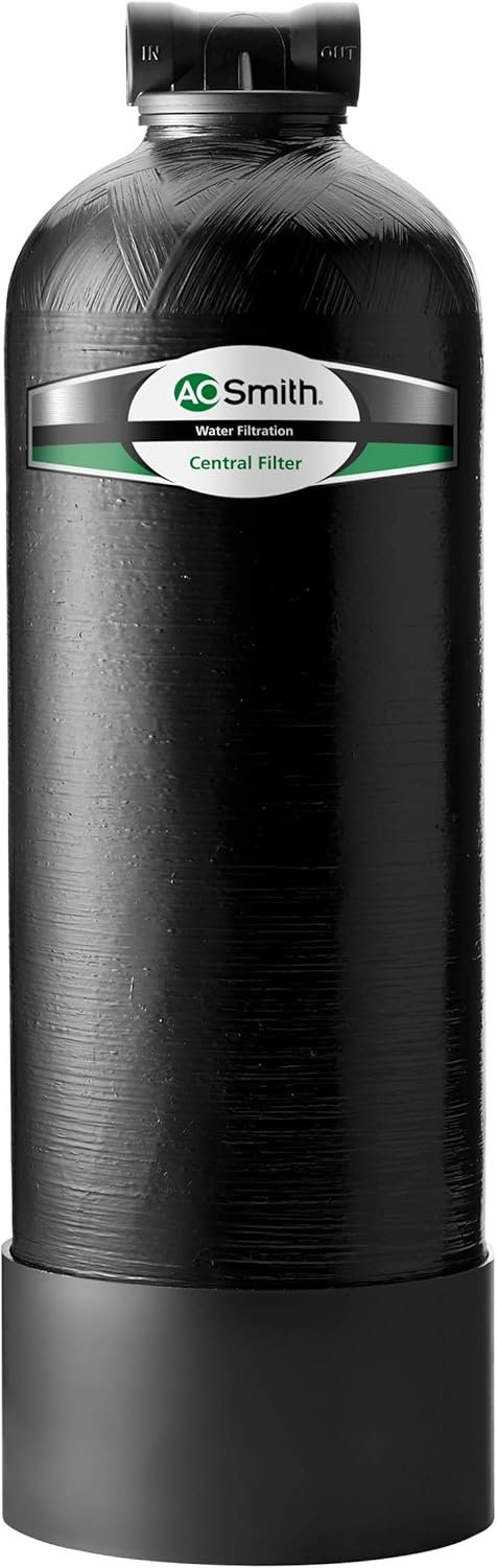 AO Smith Whole House Water Filter System – Whole Home Filtration for Well & City Water – Filters 96.9% of Chlorine Taste & Odor – 6 yr, 600,000 Gl, AO-WH-Filter