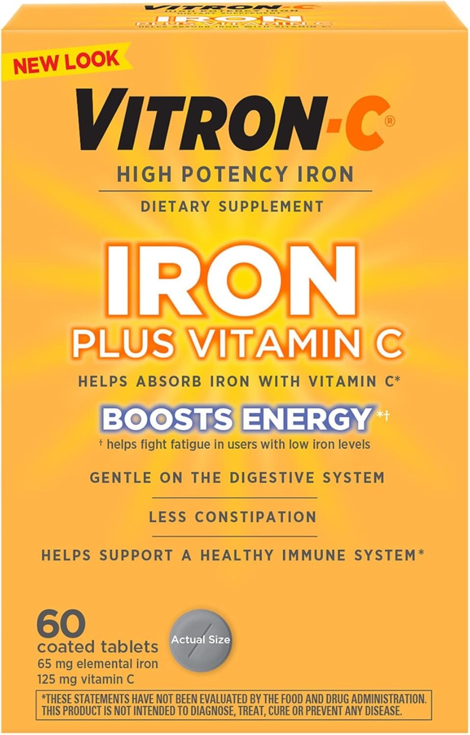 Vitron-C Multivitamin Tablet 63736012301 1 Bottle, 60 per Bottle