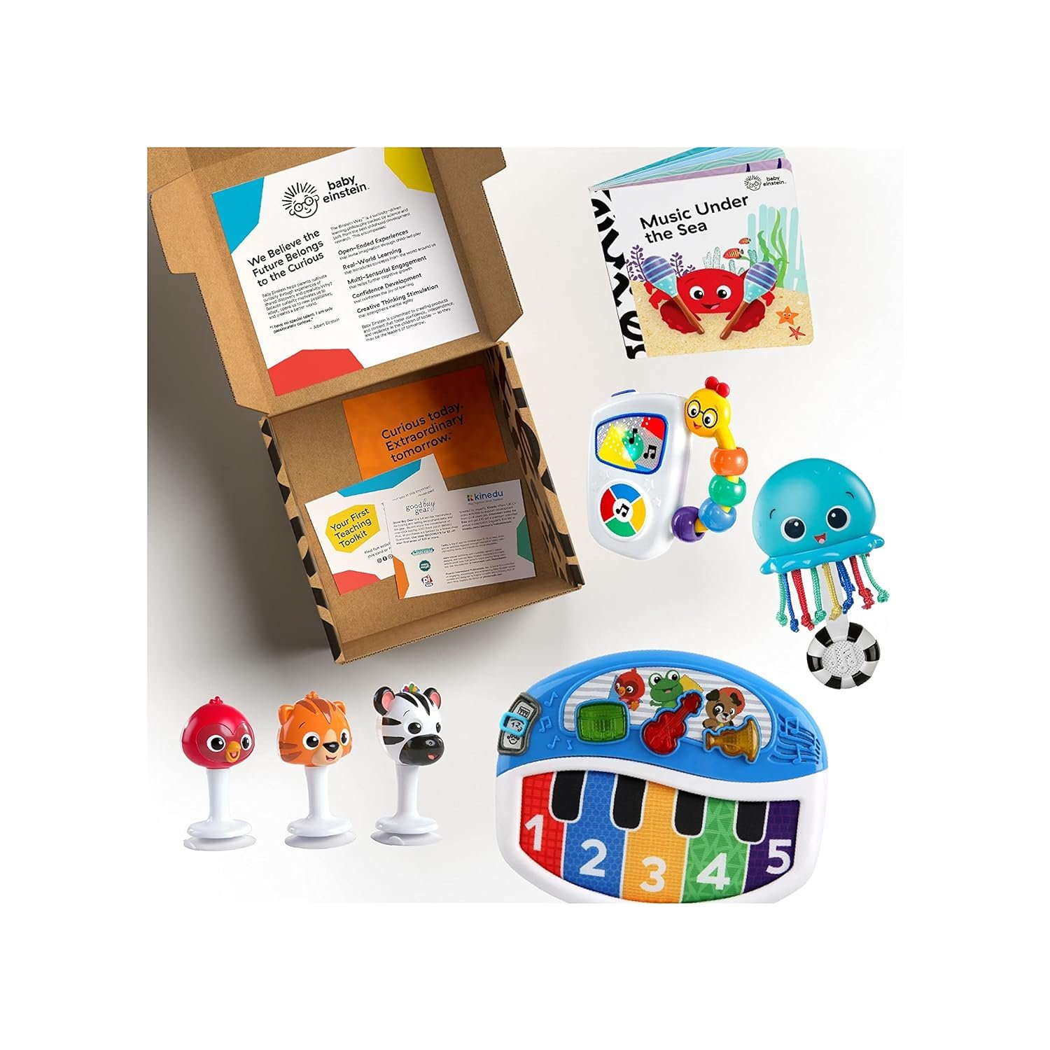 Baby Einstein Baby’s First Music Teacher Developmental Toys Kit and Gift Set, Newborn and up