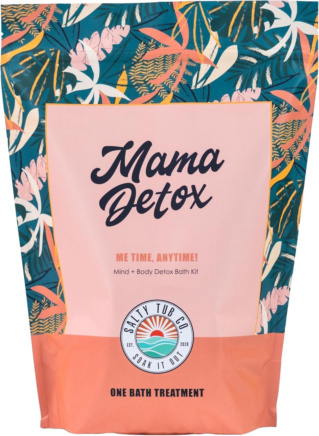 Mama Detox – Holistic Relaxation & Detox Bath Kit for Women – Soothing Magnesium Salt, Apple Cider Vinegar, Rose Essential Oil, Luxury Bath Experience, Single Use – Stress, Fatigue & Muscle Relief