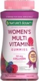 Nature’s Bounty Optimal Solutions, Women’s Multivitamin Gummies for Immune Support, Cellular Energy Support, Bone Health, Raspberry Flavor, 140 Ct, 70 Total Servings