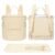 miss fong Neoprene Diaper Bag – Baby Diaper Bag,Large Capacity Neoprene Backpack with Changing Pad Travel Diaper Backpack Tote Backpack with 16 Pockets for Mom & Dad-Beige