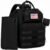 Diaper Bag Backpack for Dad and Men, Large Travel Baby Bag with Changing Pad, Pacifier Case, Removable Flag Patch – Baby Shower Gifts – Shadow Black