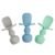 UpwardBaby Baby Spoons Self-Feeding with Anti-Choke Barrier – BPA-Free Silicone Utensils for Baby-Led Weaning & First-Stage Infant Spoons – 6+ Months and Toddler Friendly (3 Pack)