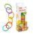 Bright Starts Lots of Links Rings Toys for Stroller or Carrier Seat, BPA-Free, Ages 0 Months Plus, Multicolor, 24 Count