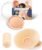 Nipple Covers For Women, 2 Pairs Sticky Bra, Reusable Pasties Nipple Covers Waterproof with Travel Box
