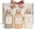 Herb & Root Luxe Bubble Bath Gift Set, 3 x 4 oz Bottles, Botanical Bath Trio with 3 fragrances, Relaxing Foam Bath, self Care spa Gift for Women, mom, Birthday, Holiday