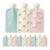 Hippypotamus Reusable Baby Food Pouches for Toddlers – BPA Free Food Grade – Dishwasher & Freezer Safe – Baby Food Containers – Refillable Squeeze Pouch For Applesauce & Yogurt – 12 Pack (Rainbows)