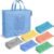 Bulkhunt 6 Pcs Foldable Shopping Bags Combo Reusable Printed Bag with Handle for Grocery Vegetable Household