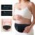 C-Section Hot & Cold Therapy Belly Binder with 2 Reusable Gel Ice Packs for Post-Op, Kicks Protection, Postpartum Care Must Have After Birth Brace, Abdominal Binder