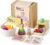 Montessori Toys for Babies 6-9 Months, 7-in-1 Wooden Playful Learning Toys with Rainmaker, Multi Sensory Ball, Object Performance Box, Stacking & Nesting Rings, Mirro Knob Puzzle and More