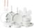 SENSARTE 24 Piece Pots and Pans Set, Nonstick Detachable Handle Cookware, Induction Kitchen Cookware Set with Removable Handle, Healthy Non Stick for RV, Dishwasher ＆ Oven Safe (White)