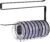 Tumbler Lid Organizer, Horizontal Tumbler Lid Storage Hook Up to 10 Lids, Space Saving Cup Lid Holders Under Cabinet Tumbler Lid Hook for Kitchen Organizer and Storage,Hanging Paper Towel Rack Hanger