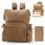 miss fong Diaper Bag Backpack – Baby Diaper Bag Neoprene Bag Large Capacity Neoprene Backpack with Diaper Changing Pad Pañaleras Para Bebe Baby Bag with 12 Pockets for Mom & Dad -Brown