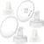 Maymom 19mm Flange and Duckbill Valve Compatible with Spectra S1 Spectra S2 Breastpump Not Original Spectra S2 Accessories Spectra Pump Parts Replace Spectra Duckbill Valve and Flange