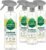 Seventh Generation All Purpose Cleaning Spray Surface Cleaner Lemon Chamomile scent Cuts Grease 23 oz, Pack of 4