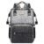 Diaper Bag Backpack for Women, Baby Bags for Girls,Diaper Bag with Changing Pad, and Insulated Pockets (Dark Grey +Light Grey)